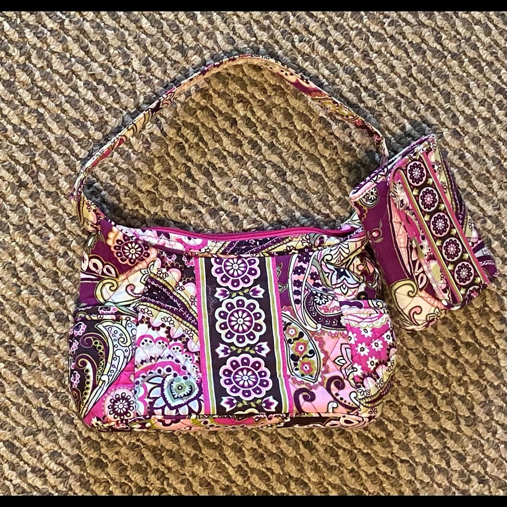 Vera Bradley purse with matching wallet